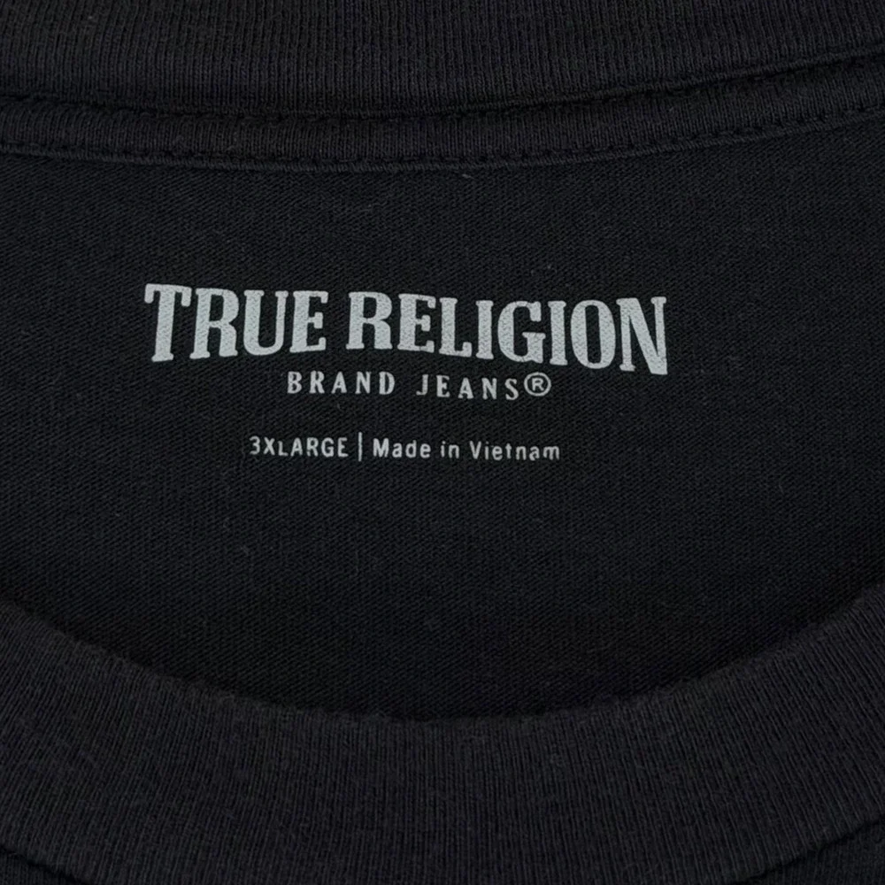 True Religion Shirt Mens 3XL‎ Black World Tour 02 Graphic Tee Brand Jeans Music